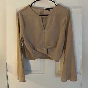 Tan Casual Blouse